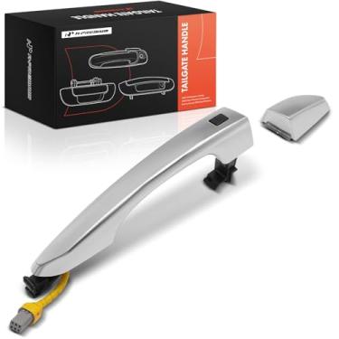 Imagem de A-Premium Maçaneta de porta adequada para Hyundai Tucson 2015-2020, cromada, frontal direita, com sistema de entrada de chave inteligente, com tampa