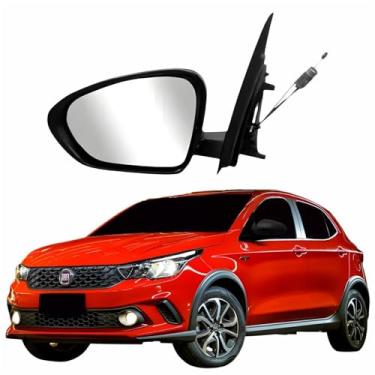 Imagem de Retrovisor Fiat Argo 2017 Até 2021 Com Controle Lado Esquerdo Motorista