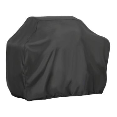 Imagem de Capa de churrasqueira, capa de churrasqueira ao ar livre, à prova de desbotamento, à prova de desbotamento, com alças ajustáveis, capa de churrasqueira para jardim (145 x 61 x 117)