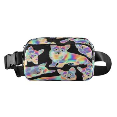 Imagem de CEBUGI Pochetes de caminhada para homens e mulheres, pochetes modernas para cães, resistentes à água, com cinto ajustável para treino, viagem, corrida