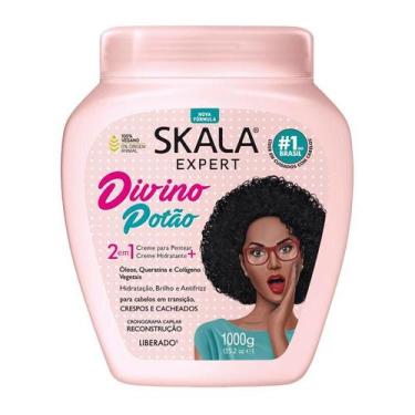 Imagem de Creme para Pentear + Creme Hidratante Skala Expert Divino Potão 1kg