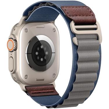 Imagem de Pulseiras masculinas femininas de nylon elástico macio de 49 mm, 46 mm, 44 mm, 42 mm, 41 mm, 40 mm, 38 mm, SE 3 2 1, SE 3 2 1