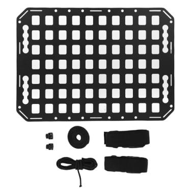 Imagem de Acouto Painel Molle para Cama de Caminhão, 390x533x2mm, Alumínio Multifuncional, Trilho Em L, Rack de Painel de Armazenamento Modular para Carros, Suvs, Captador, Rvs