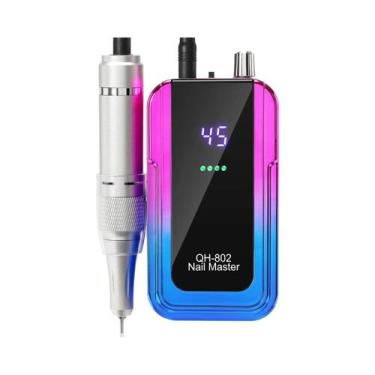 Imagem de Máquina De Broca Elétrica Portátil Recarregável Para Unhas 45000RPM Ba