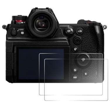 Imagem de pssped 2 peças protetoras de tela compatíveis com câmera Panasonic Lumix S1II S1 IIE DC-GH7 DC-S1RII DC-G97, película de vidro temperado de dureza 9H de 0,25 mm, presente para entusiastas de câmera