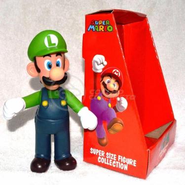 Imagem de Boneco Action Figure Luigi Articulado 23cm Super Mario World