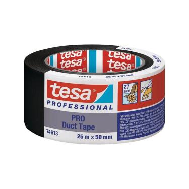 Imagem de Fita De Reforço Multi Duct Tape Preta 50mmx25m Tesa 74613