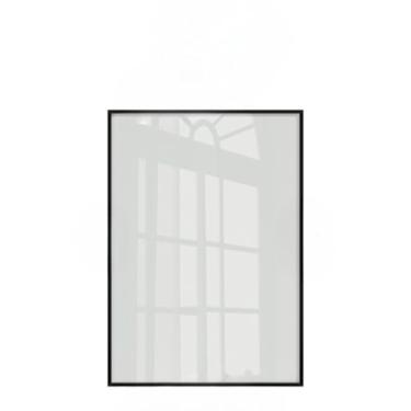 Imagem de Moldura A2 40x60 Quadro Acetato Para Retrato Foto Poster Certificado (Preto)