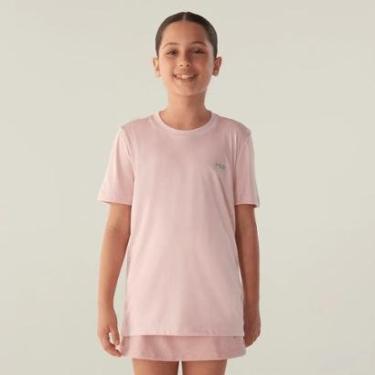 Imagem de Camiseta Fila Juv Basic Sports - ROSA 14-Feminino
