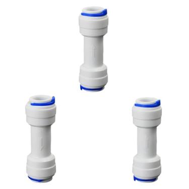 Imagem de Válvula de retenção de tubo de 3/20.3 cm, válvula de retenção de adaptador de conexão rápida, encaixe de tubo de plástico push-fit para sistemas de filtro de água de osmose reversa RO, dispensadores
