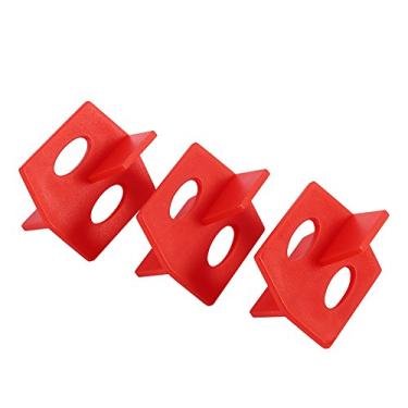 Imagem de GLOGLOW Outras Ferragens e Acessórios Domésticos Red PP 3 Side Spacer Cross, 1/16 Polegada, 50 Peças, para Bricolagem e Instalação Profissional de Telha Cerâmica de Nivelamento de Telha, Nan