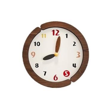 Imagem de Relógio de parede Wall Clock Buttercream Silent Operation Easy Installation Battery-Powered Sem tique-taque(Pequeno)