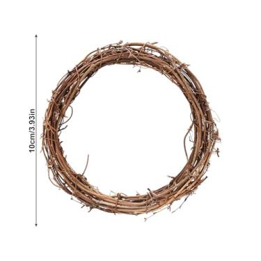 Imagem de ZJchao Anel de Guirlanda de Videira Tecido à Mão Decoração Rústica de Fazenda Faça você Mesmo Kit de Confecção de Guirlanda para Peças Centrais de Parede de Porta Material de Decoração (07)