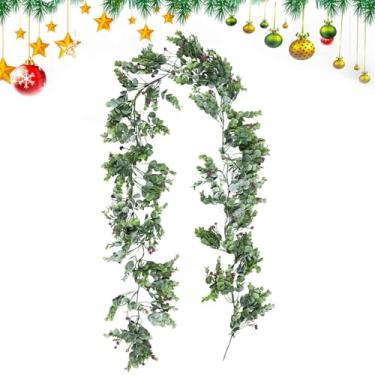 Imagem de Verde Artificial | Decoração Vívida Ajustável De 15 Centímetros,Guirlanda De Pinheiro Decorativa | para Casa Interior Exterior Quintal Fazenda Natal Feriado Família Amigos Casamento Festa