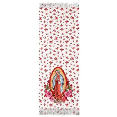 Imagem de Xaile Manto de Nossa Senhora para Mulheres - Decoração Católica Quente E Macia,Cachecol Cobertor De Oração | Para Viagens Hotel Jardim Interior Exterior Casa Apartamento