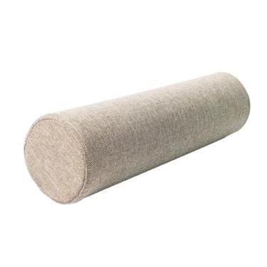 Imagem de SPXMQSS Almofadas para dormir laterais Almofada de espuma de memória Almofada redonda de pescoço com babados Almofadas Melhores almofadas para dormir de lado Sofá Apoio de braço com babados Almofada