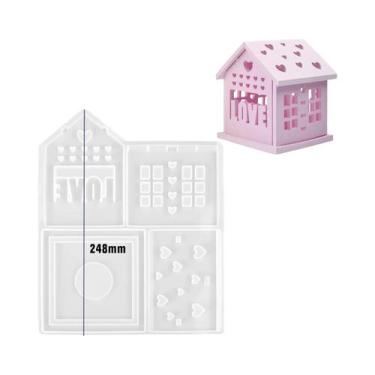 Imagem de Molde De Silicone 3D Para Casa, Para Artesanato DIY: Árvore De Natal, 