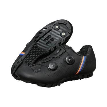 Imagem de Tênis De Ciclismo Para Corrida De Montanha Masculino Com Pedais Planos