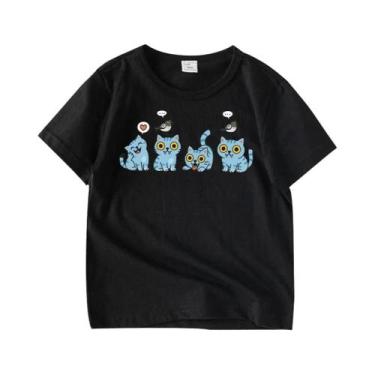 Imagem de Camiseta Infantil De Manga Curta Kpop Demon Hunters, Camiseta Fofa De 