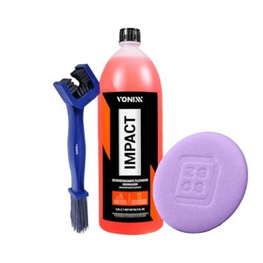 Imagem de Desengraxante Impact 1,5l e Escova Limpa Corrente Moto Vonixx