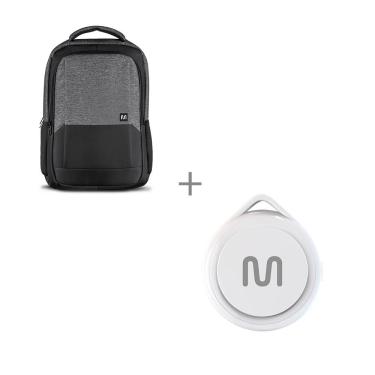 Imagem de Kit Mochila Multilaser Midtown 15.6 Pol. + Rastreador Bluetooth Multi MTag - BO4431K