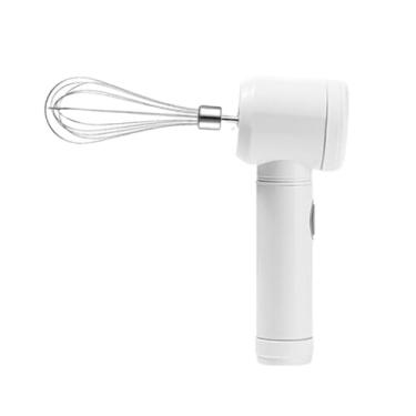 Imagem de Batedor Elétrico De Ovo com Mixer Inox – Ferramenta de Cozinha 20W Bateria Recarregável (ALEATORIO)