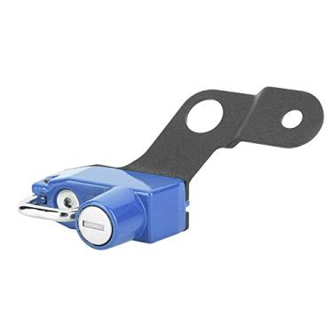 Imagem de KIMISS Gancho de Montagem de Bloqueio de Capacete de Liga de Alumínio de Modificação de Motocicleta para GSX1300R / Hayabusa 2008+ - Proteja Seu Capacete Com Facilidade (Azul)
