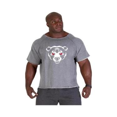 Imagem de Camiseta Masculina Oversize Para Academia Fitness Sem Dor Não Há Ganho