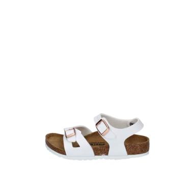 Imagem de Birkenstock Sandálias brancas Rio Kids 12 EUA criança pequena