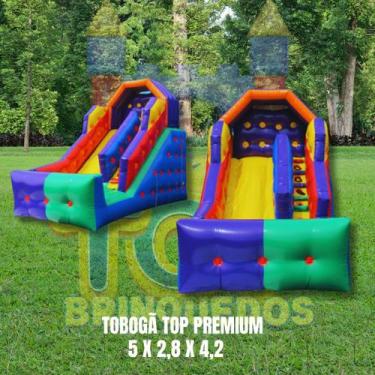 Imagem de Tobogã Premium Top Inflável - Brinquedos - Top Brinquedos