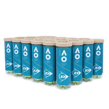 Imagem de Bola de Tênis Dunlop Australian Open Tubo Caixa Com 24 Tubos-Unissex