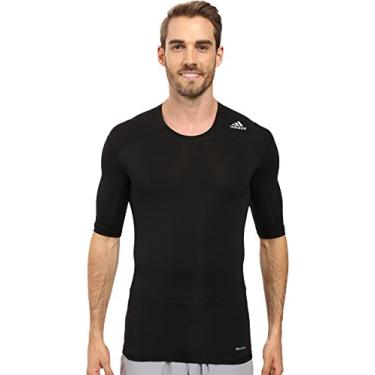Imagem de Camiseta masculina Adidas Training Techfit Base, Preto, Small