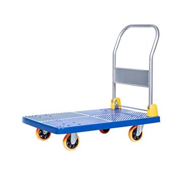 Imagem de Carrinho de mesa portátil resistente com rodízios giratórios antiderrapantes – Carrinho de armazenamento silencioso e fácil para casa, viagem e movimentação de cargas pesadas – Solução versátil para