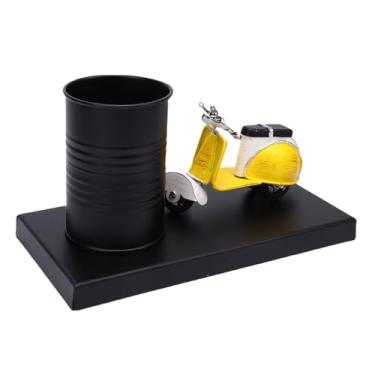 Imagem de Jiawu Organizador de Mesa Com Suporte para Caneta Redondo Vintage Elegante para Material de Escritório Doméstico, Material de Ferro, Ideal para Ferramentas de Escrita, Papelaria e Pincéis de Arte