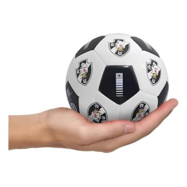 Imagem de Mini Bola Do Vasco Futebol Branco E Preto - Oficial