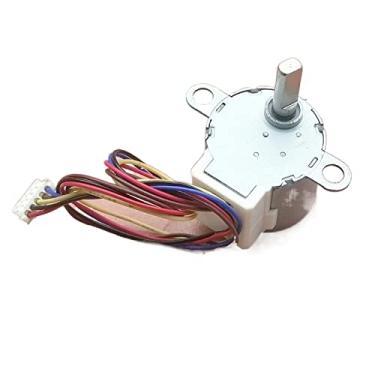 Imagem de Step Gear 24BYJ48 Micro Geared Stepper Electronic Starter, DC 5V 4 Phase 5 Wire Stepper Electronic Starter, 14 mm Comprimento Eixo Ar Condicionado Swing Wind Eletrônico Starter Slider Electronic