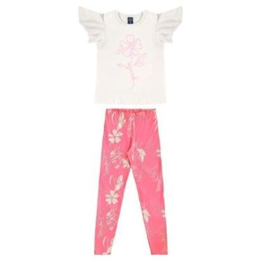 Imagem de Conjunto Floral Blusa Legging Bee Loop-Feminino