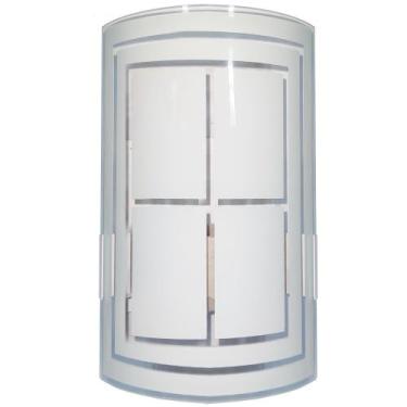 Imagem de Arandela Moderna Solaris Calha Vidro Curvo Tema Tema Janela  - Jota Il