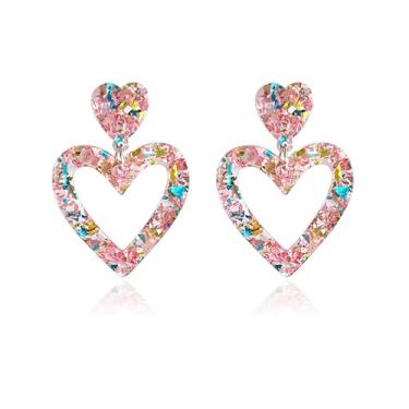 Imagem de Brincos de Natal para mulheres, meninas, árvore de Natal, boneco de neve, guirlanda de casa, pingente, acrílico, caminhão, guirlanda de árvore, brincos verdes vermelhos, presentes festivos, acessório de feriado, Acrílico, Sem pedra preciosa