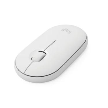 Imagem de Mouse Sem Fio Logitech Pebble 2 M350s Ambidestro, Branco