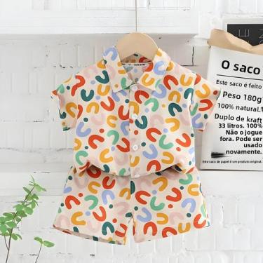 Imagem de Conjuntos De Roupas De Verão Para Meninos E Meninas, Roupas Casuais Co