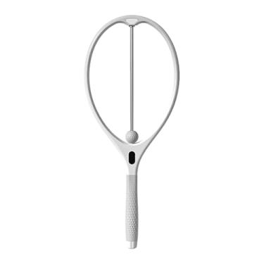 Imagem de Lljsszr Raquete de Tênis Snap para Treinamento de Swing com Cabo Ergonômico - Ferramenta Profissional para Aprimoramento Do Tempo de Rebatida - Melhora Rapida, Cinza