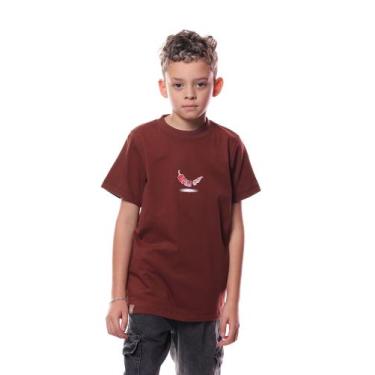 Imagem de Camiseta Infantil Bali Company Pepper, Marrom, 10