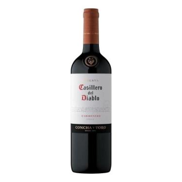 Imagem de Vinho Chileno Casillero Del Diablo Carmenere Concha Y Toro 750ml, Seco