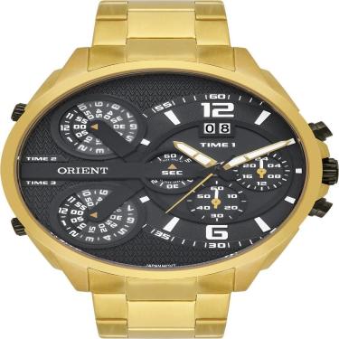 Imagem de Relógio Masculino Orient Dourado Cronógrafo Mgsst005 P2Kx