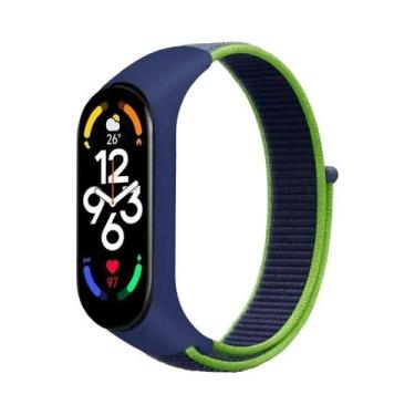 Imagem de Pulseira De Nylon Ajustável Para Mi Band 7 6 5 4 3, Substituição De Pu