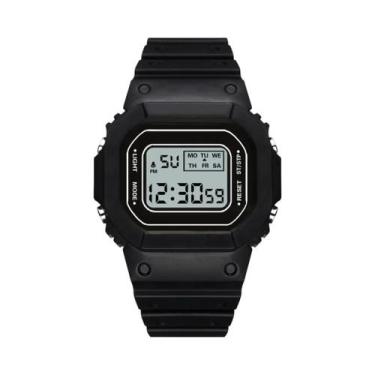 Imagem de Relógio Esportivo Digital Masculino À Prova D'água Com Display LED, Pu