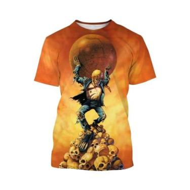 Imagem de Camiseta 3D Estampada Da Banda De Punk Rock Megadeth Para Homens E Mul