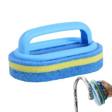 Imagem de Esponja de lavar louça com alça | Esfregador de banho manuseado com alça ergonômica, doméstico para banheiro, cozinha, casa, banheira, azulejo, chuveiro, pia, piscina, spa, banheiras de