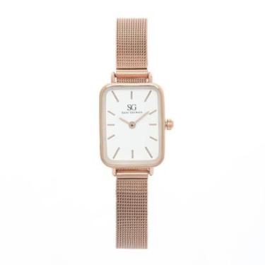 Imagem de Relógio Saint Germain Brand Square Nolita Rosé Gold Feminino-Feminino